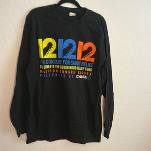 NWOT Sandy Relief Concert Shirt. Size Large.